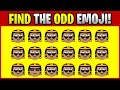 FIND THE ODD EMOJI! O15045 Find the Difference Spot the Difference Emoji Puzzles PLO