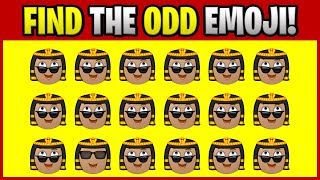 FIND THE ODD EMOJI! O15045 Find the Difference Spot the Difference Emoji Puzzles PLO