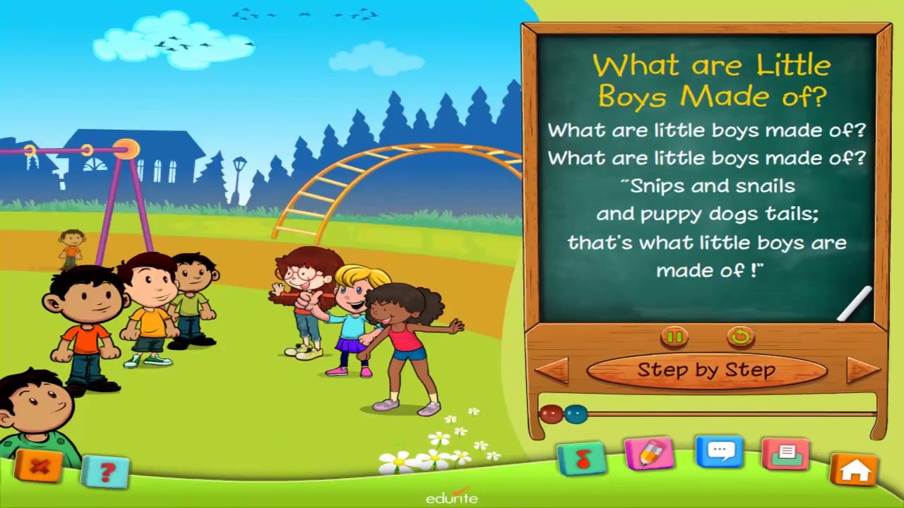 What Are Little Boys Made Of | Nursery Rhymes & Kids Songs