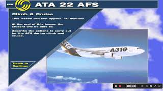 AFS 08 climb & cruise A300-600/A310 CBT