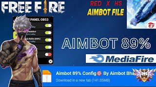 Free Fire Aimbot 89% Auto Drag Headshot File | aimbot   aimlock | Headshot Config file ob53 panel 🤴🏻