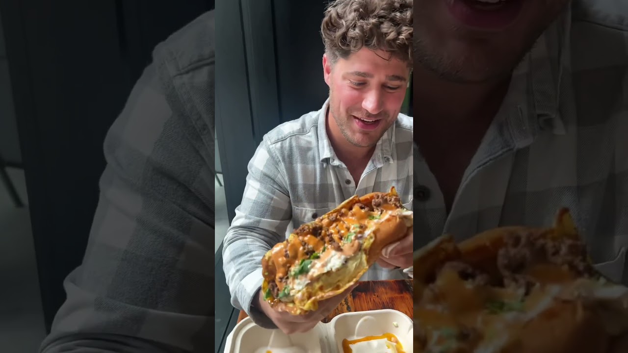 The ROTI JOHN from Ashes Burnnit in the Urban Hawker Food Hall in NYC! 🤤 #DEVOURPOWER