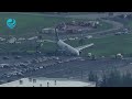 Avión de Amazon se sale de la pista en Miami, choca contra vehículos y se incendia