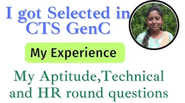 CTS Interview  |Cognizant  GenC interview experience | Tips to crack CTS interview
