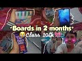 Boards exams are just in Two months 🎀😭🌊 || Syllabus incomplete 🌛|| Real hustle and struggle ✨