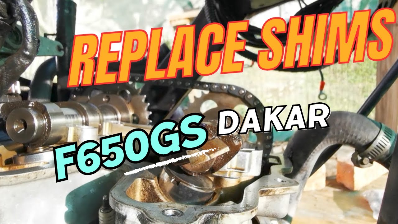 Tips For Changing Shims and Adjusting Valve Clearance on a BMW F650GS