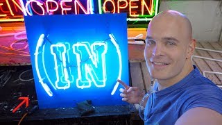 How to make a Neon Sign  Please don't cut this open!