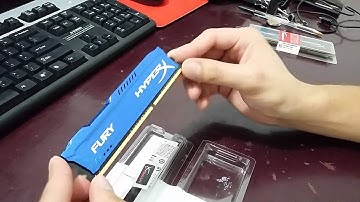 Unboxing Kingston HyperX Fury Ram 4gb DDR3 1600mhz