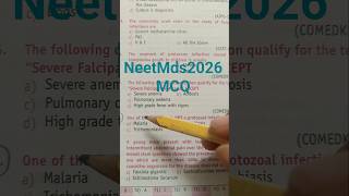 NEET MDS 2026 MCQ | Dental Pulse Question