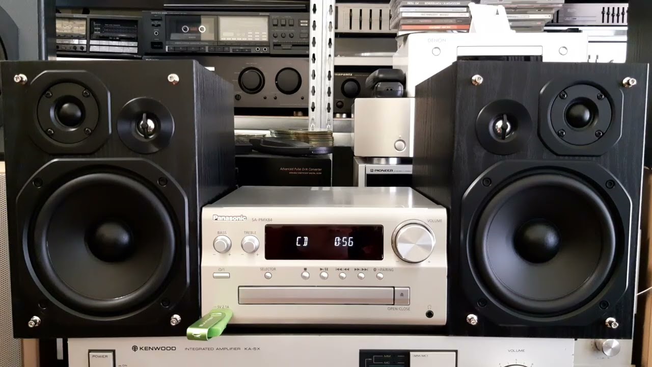 Panasonic SC PMX84 CD mode - YouTube