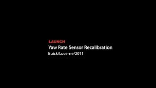 Launch | Buick Lucerne: Yaw Rate Sensor Recalibration screenshot 3