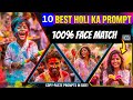 Holi Ai Photo Editing 50+ Prompts 🌈 | Ai Se Holi Ka Photo Kaise Banaye | Gemini Holi Photo Prompt