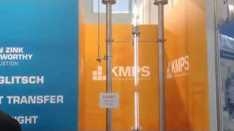 KMPS Presents Liquid Liquid Extraction Karr Column at ACHEMA 2015