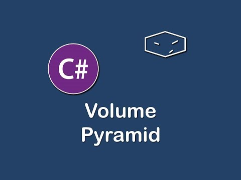 volume of pyramid in c#