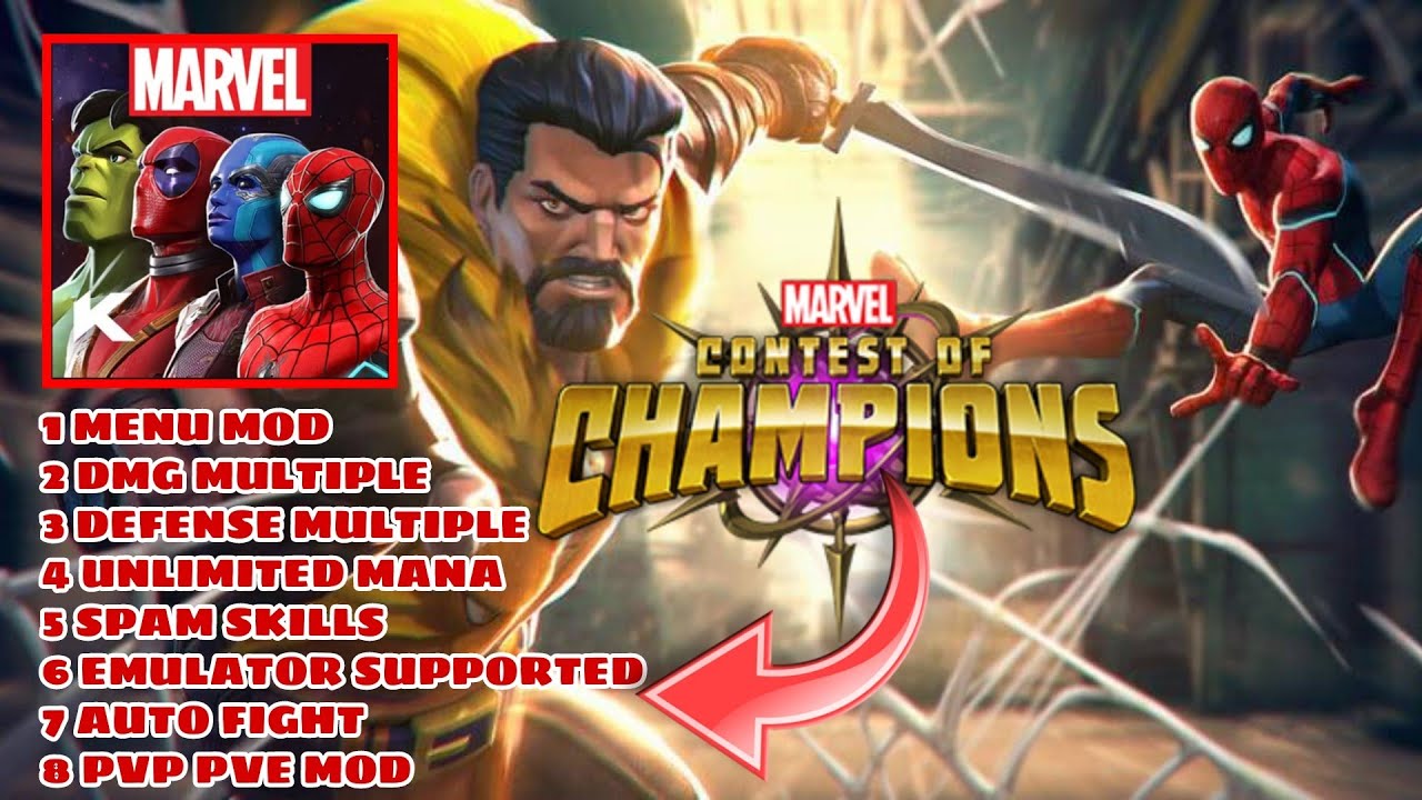 Marvel Contest of Champions MOD APK (Menu Mod,DMG Multiple,Defense