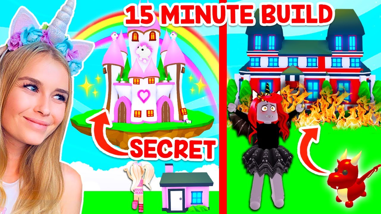 15 Minute Dream Pet Build Challenge With My Best Friend In Adopt
