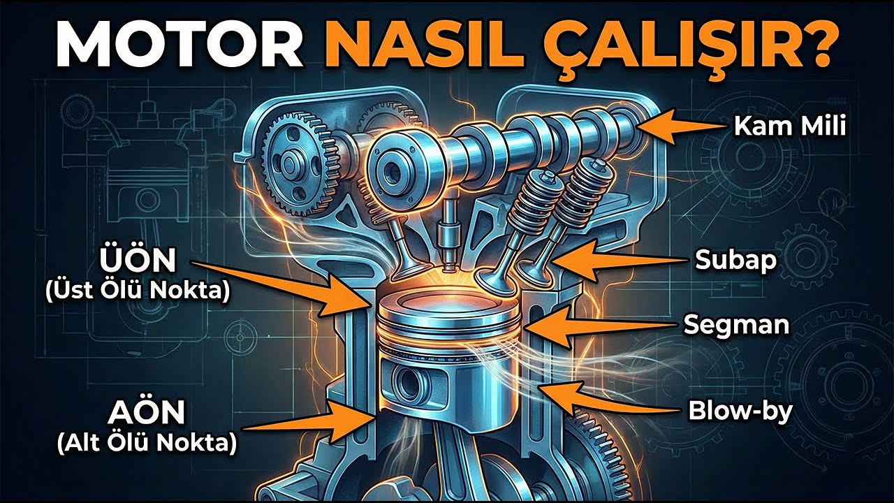 Motor nasıl çalışır? (Motorun Anatomisi)