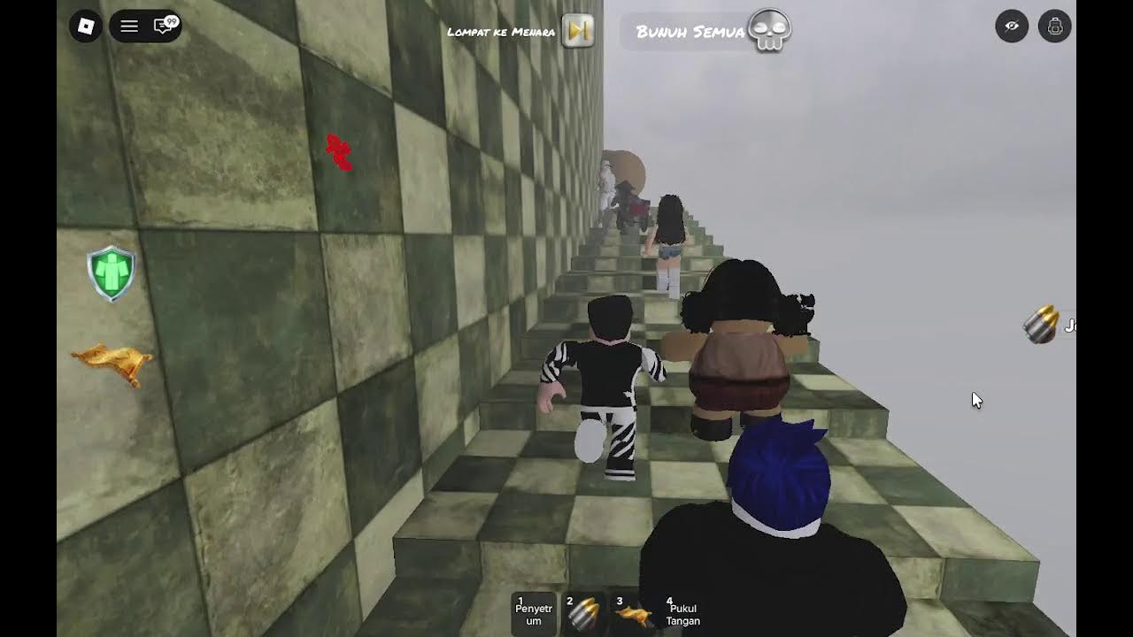 Panjat menara cacing menekutkan