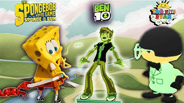 SPONGEBOB- RUN VS TAG WITH RYAN VS BEN-10 UP TO SPEED NEW android gameplay