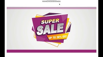 LATEST SALE LABEL DESIGN USING CORELDRAW