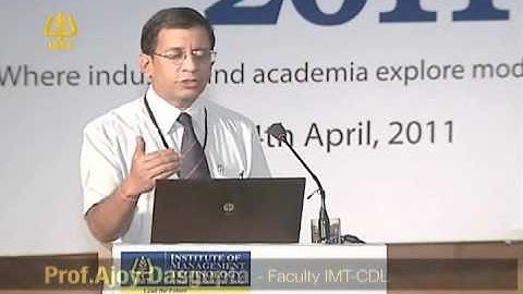 IMT CDL : Prof.Ajoy Dasgupta - Markedmia