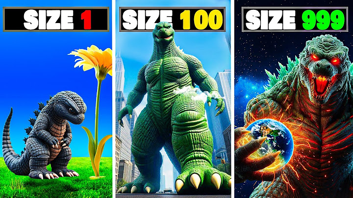 Upgrading GODZILLA to the BIGGEST EVER in GTA 5