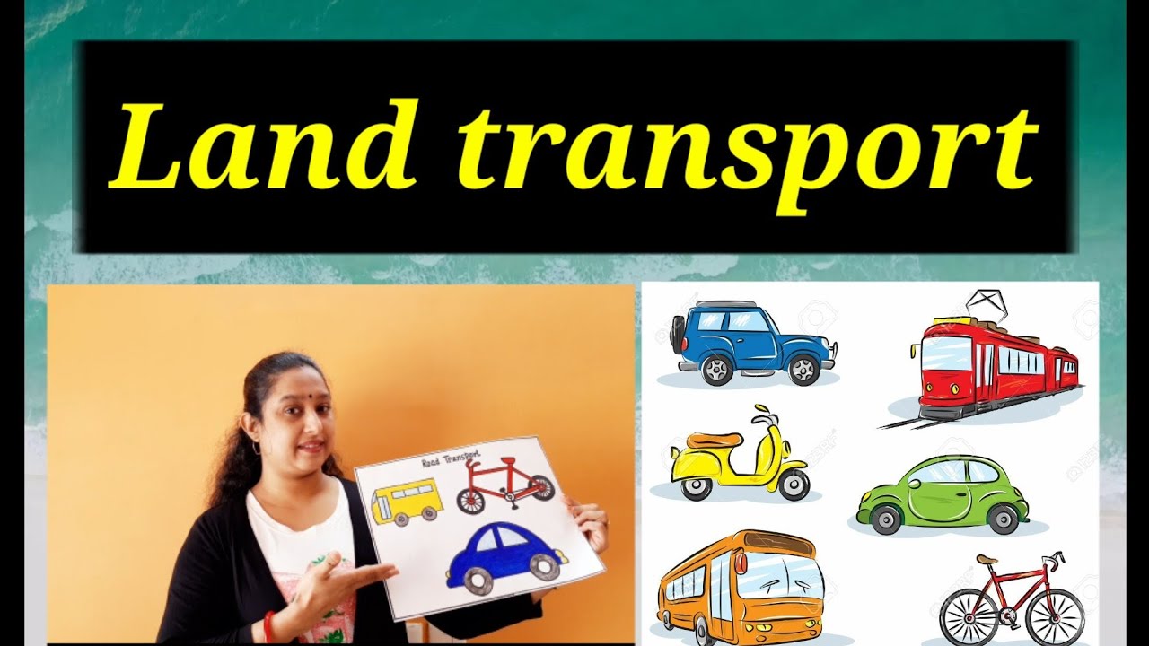 Teaching about means of transport to Nursery, KG and class 1 students / Land transport