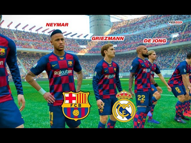 Neymar, De Jong, Griezmann Going To Barcelona? | Barcelona Vs Real Madrid |  El Clasico | Pes 2019 - Youtube