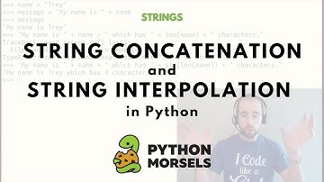String concatenation and string interpolation in Python