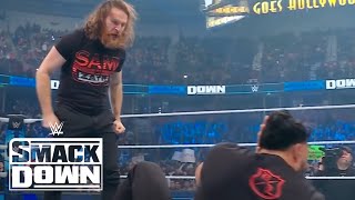 SAMI ZAYN ATTACKS ROMAN REIGNS; BLOODLINE CHAOS! | WWE SmackDown Highlights 2/3/23 | WWE on USA