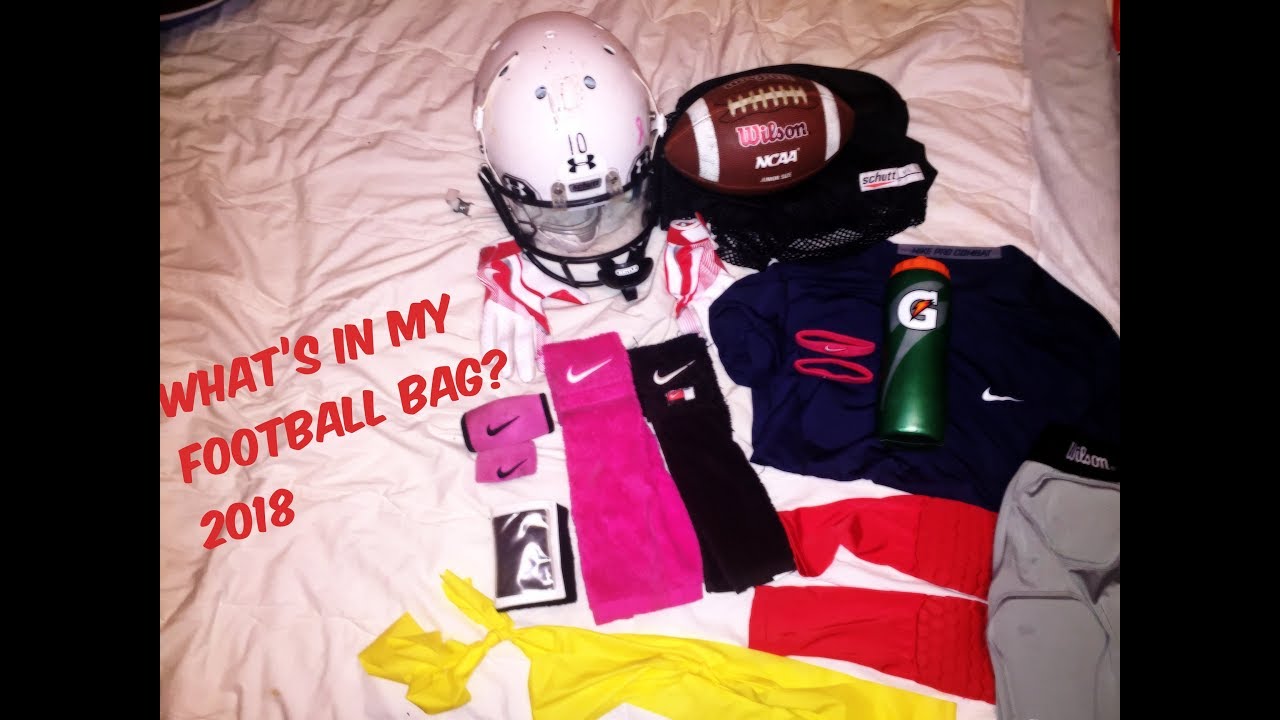  2018 What's In My Football Bag? YouTube