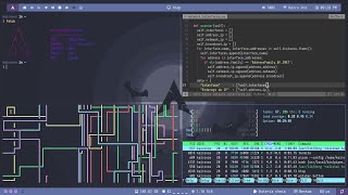 Arch Linux + BSPWM + ROFI + SpaceVim