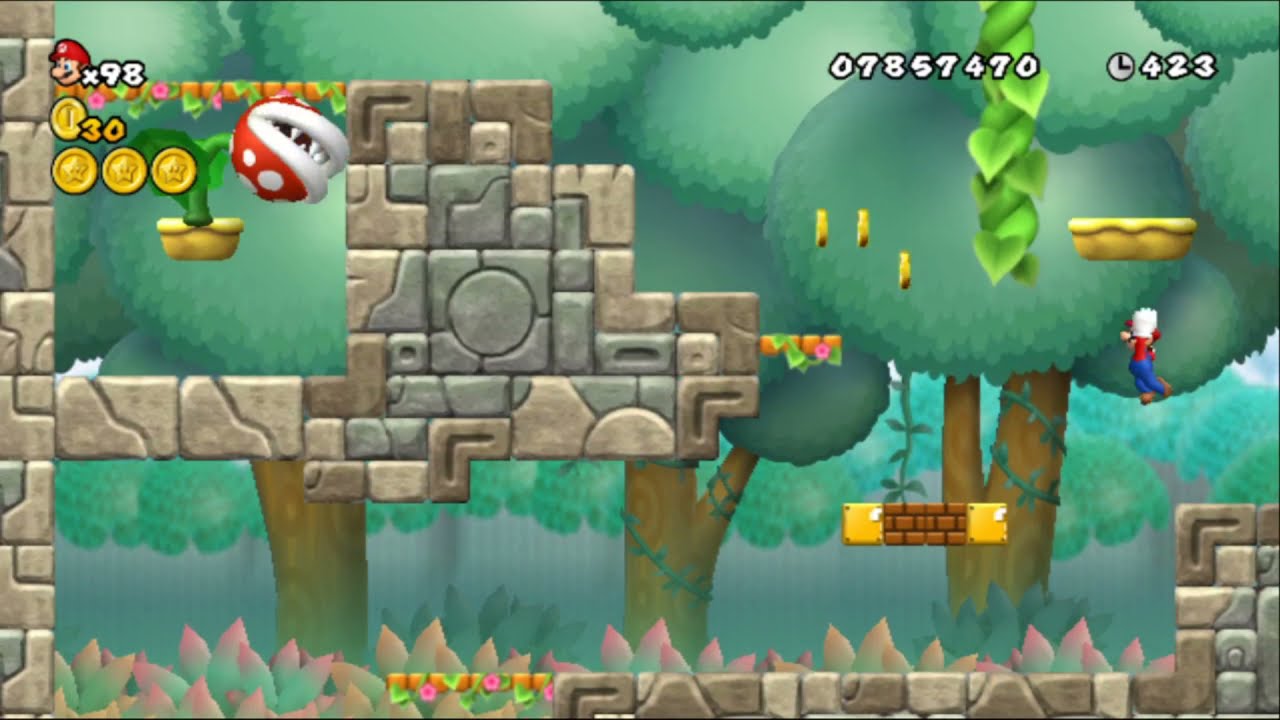 Overgrown Tower: New Super Mario Bros Wii Custom Level