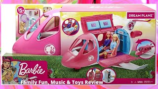 Family Fun Unboxing Barbie Dreamplane ✈ Transforming Playset