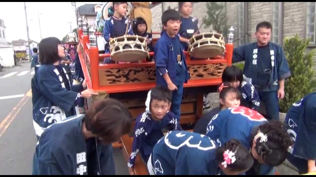 H29（2017）10/7・8　小笠町　下平川　田中　祭り　小笠の祭り