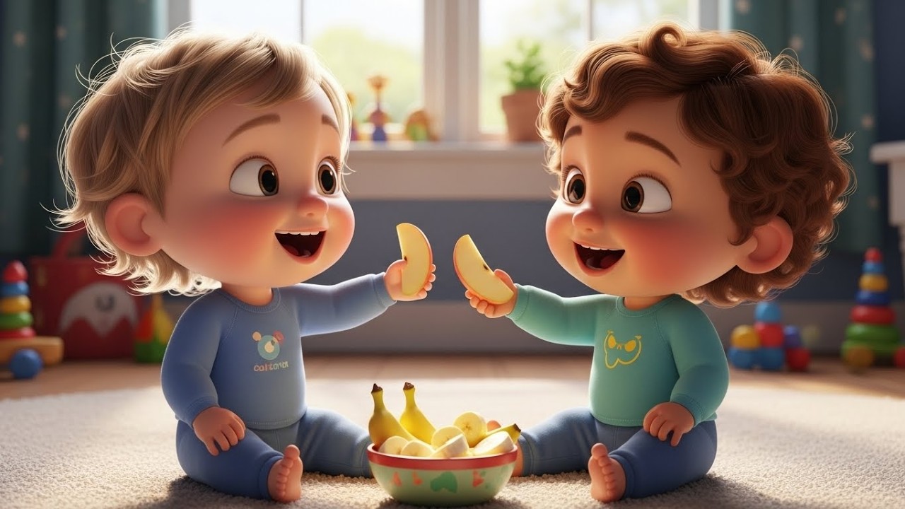 Apples and Bananas Song 🍎🍌 | Fun Vowel Song for Kids | Toddler Sing Along