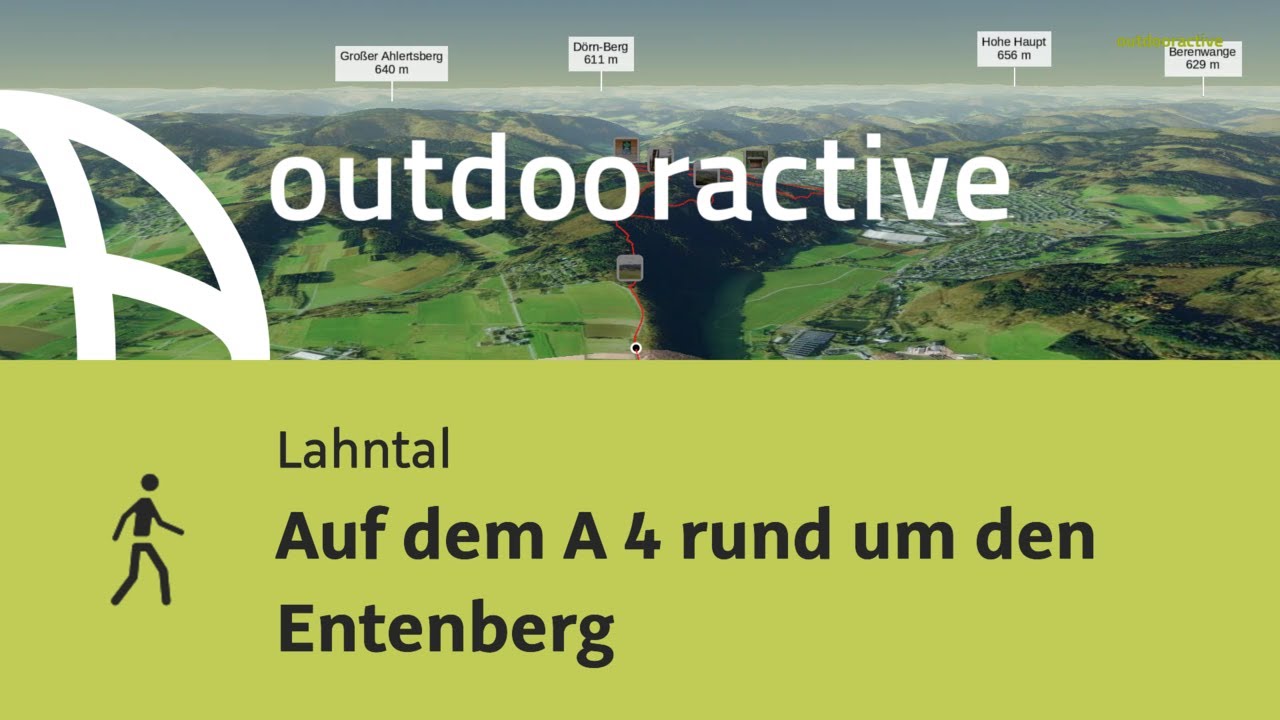 Wanderung im Lahntal: Auf dem A 4 rund um den Entenberg