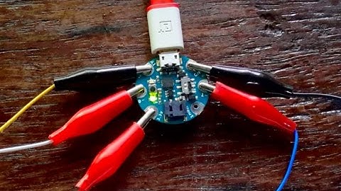 Arduino Gemma~ Luces estroboscópicas