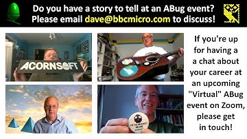 Did you make software/hardware for the BBC Micro or other Acorn computers? Come join us at an ABug!
