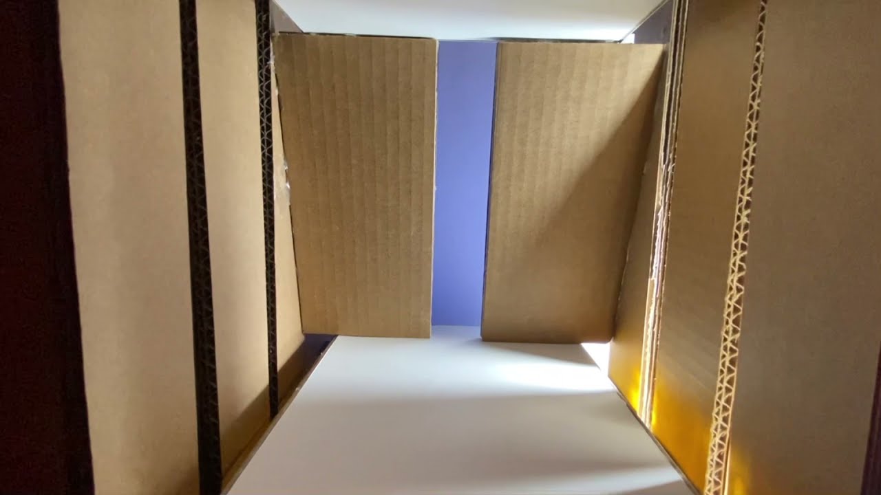 Maqueta inspirata en la obra "Luz minimalista" de James Turrell.