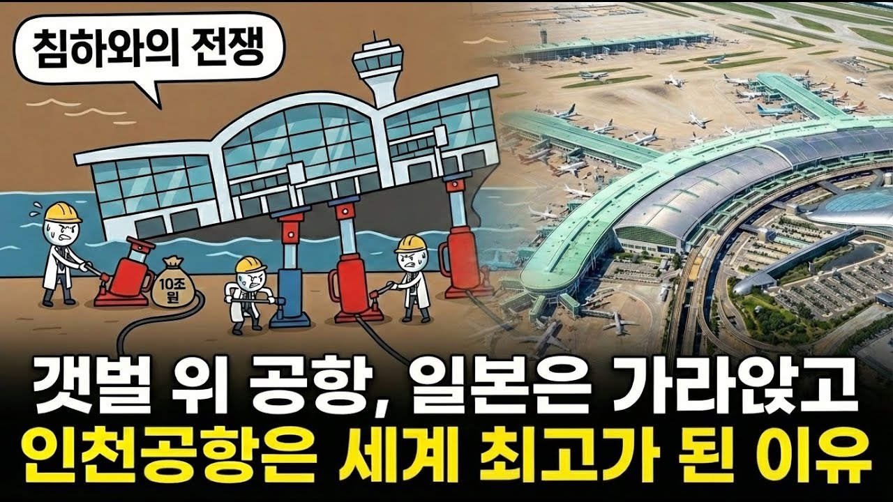 갯벌 위 공항의 운명, 일본과 인천공항의 결과는 왜 달랐나