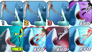 All Hungry Shark Evolution Logo Through The Years 2010 - 2022 - Hungry Shark Evolution