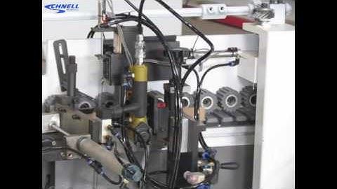 Schnell architrave L Door Line Grooving and Auto-nailing Working show & Edge effect