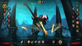 Animations on Character Creation Screen in Shadowlands