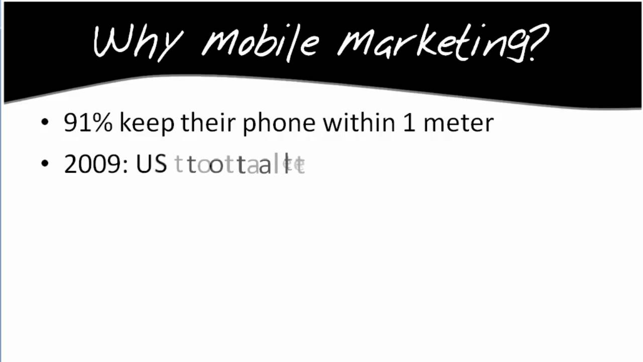 What is Mobile Marketing? | Mobile Marketing Solutions | Prospect Follow Up