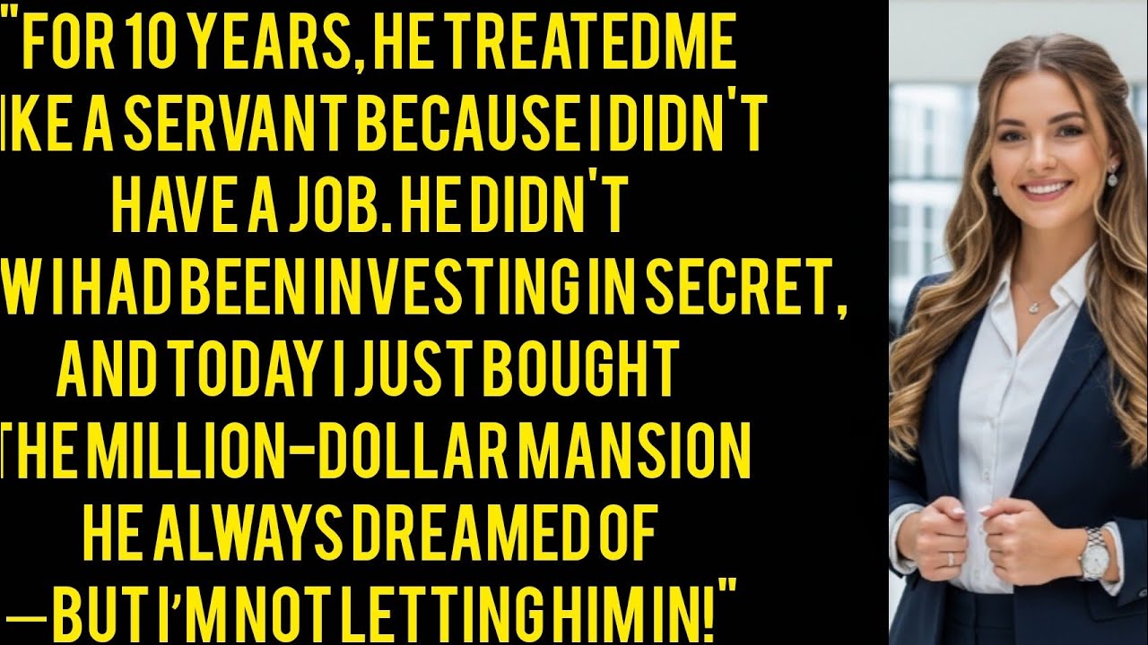 Он называл меня «ленивой домохозяйкой», но на самом деле я тайно управляла империей стоимостью 10...