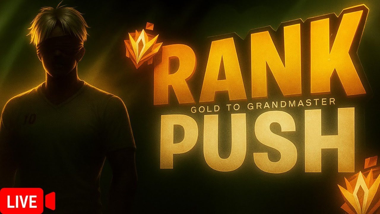 Day - 3🧐 NOOB Player GRANDMASTER Pushing BR RANK 🤫🚀 KO is Live 🥵 # ...