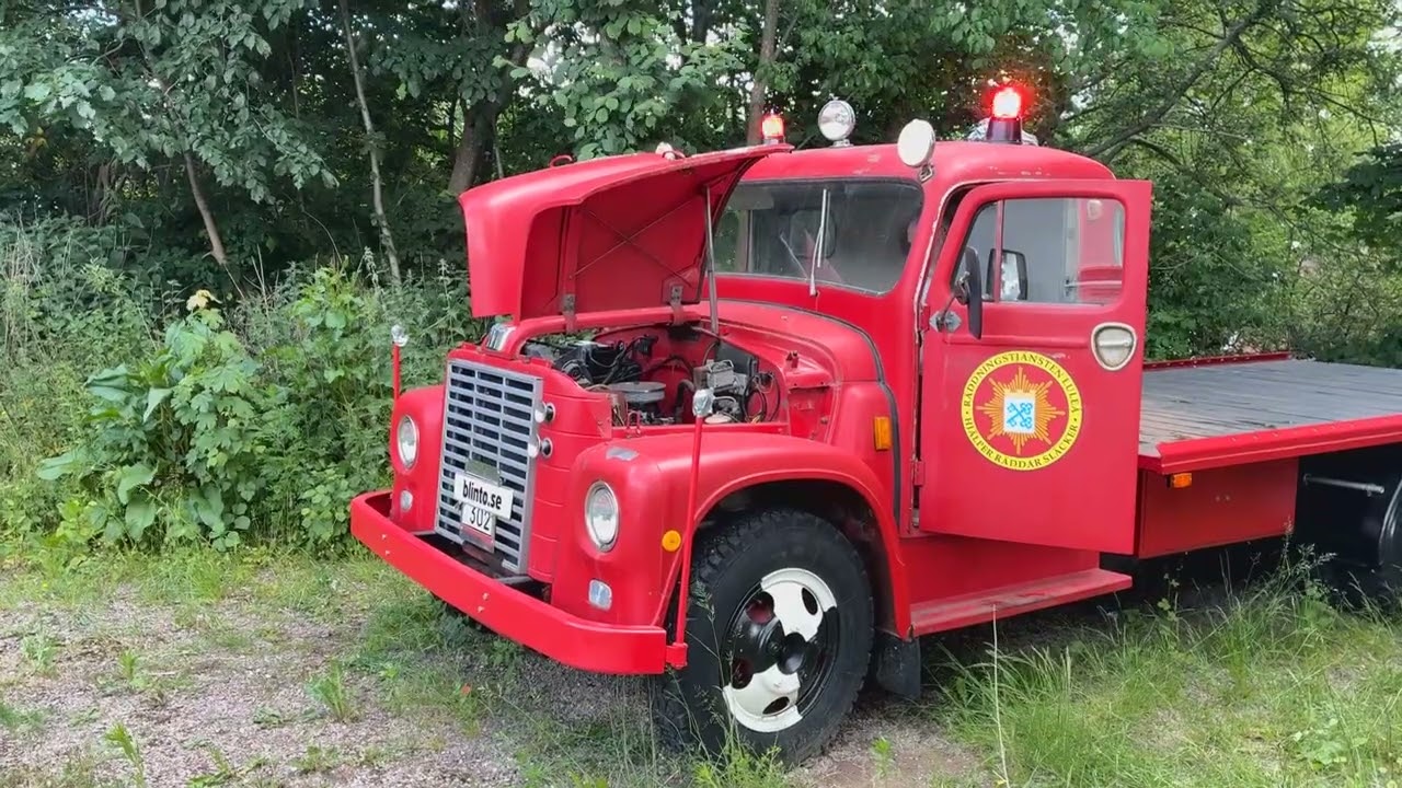 Ombyggd brandbil INTERNATIONAL 1600