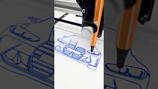 BMW M3 Touring Drawn by Robot 🤖