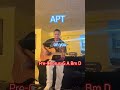 “You Won’t Expect THIS Acoustic Version of APT 😳🔥 (Guitar Cover)”